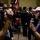 MINNEAPOLIS - SEPTEMBER 3: Myra J. Myers talks to a YouTube camera about Operation Outcry, an organization to end legal abortion.